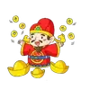 Nhận thưởng may mắn